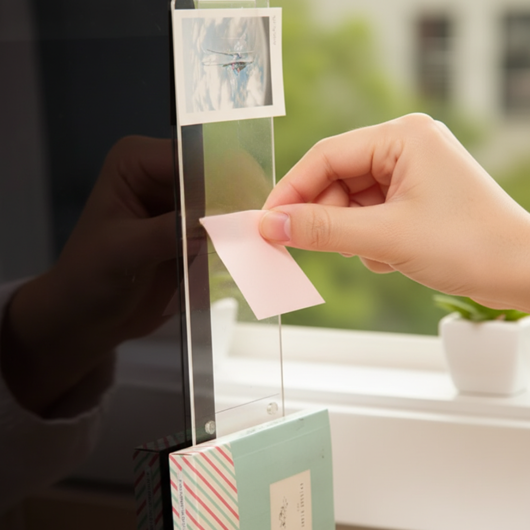 The Sidekick Horizon | Acrylic Monitor Memo Board - FocusFlow360