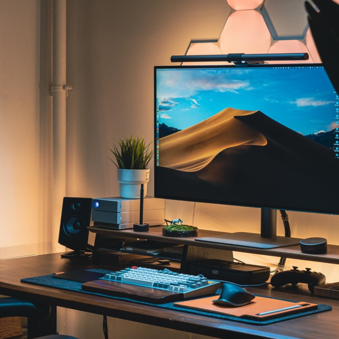 Premium Wool Felt Desk Mat | Tactile Grounding & Sensory Anchor - FocusFlow360