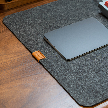 Premium Wool Felt Desk Mat | Tactile Grounding & Sensory Anchor - FocusFlow360