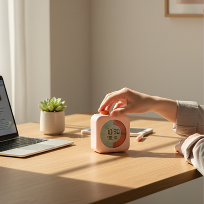 Hybrid Visual Anchor | High-Contrast Flow Timer - FocusFlow360