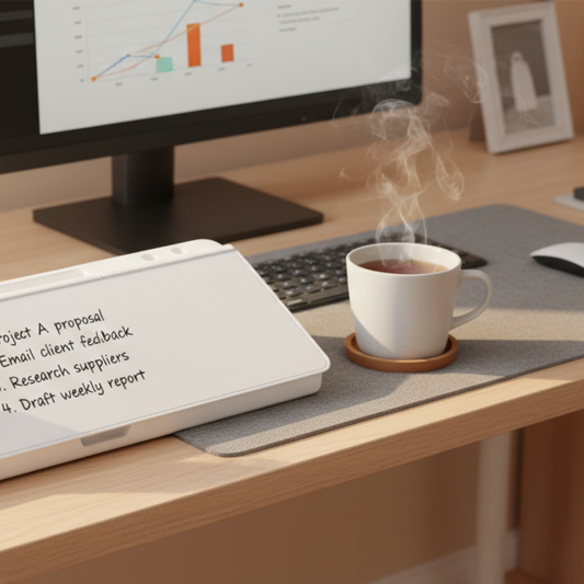 The Flow Bridge | Desktop Organizer & Whiteboard - FocusFlow360