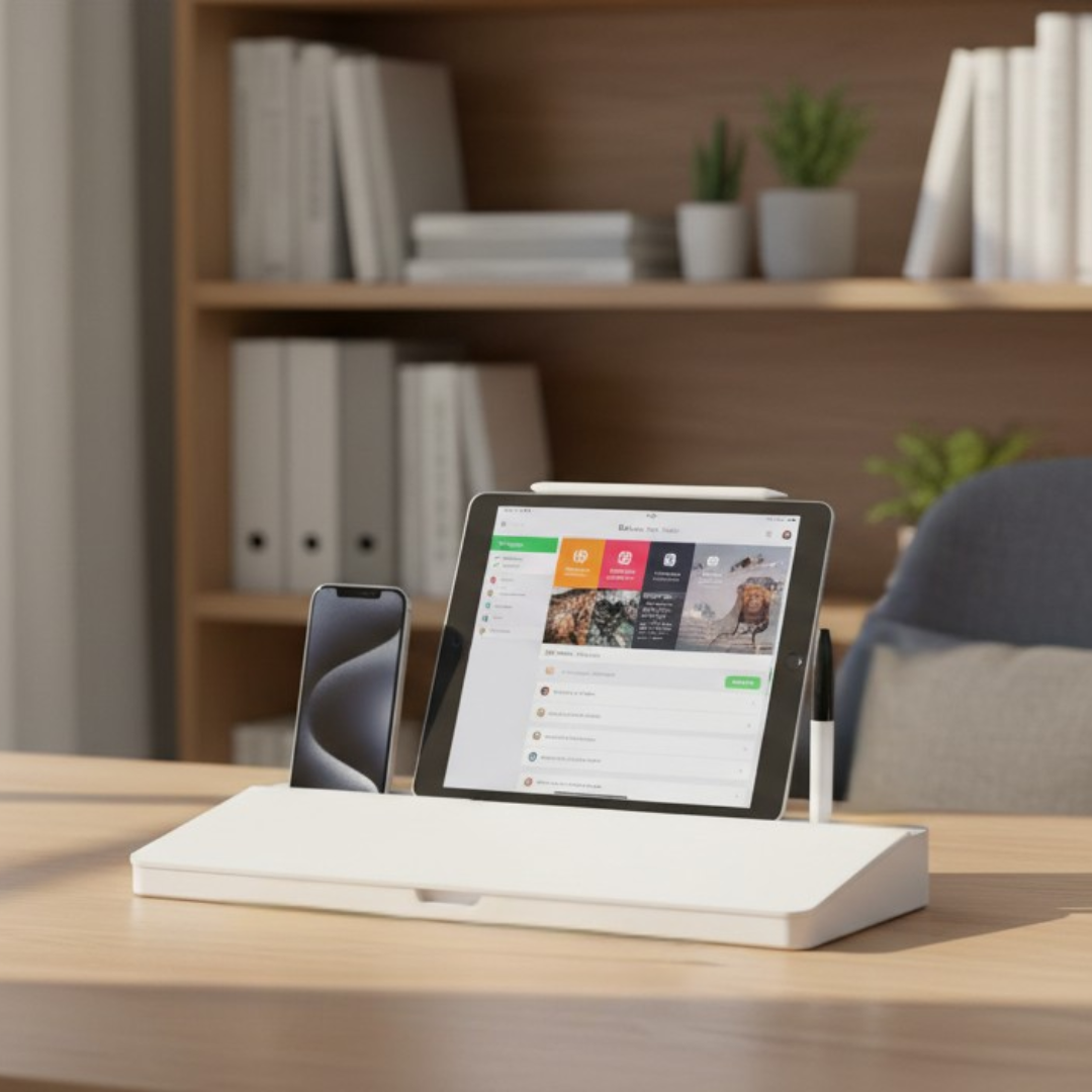 The Flow Bridge | Desktop Organizer & Whiteboard - FocusFlow360
