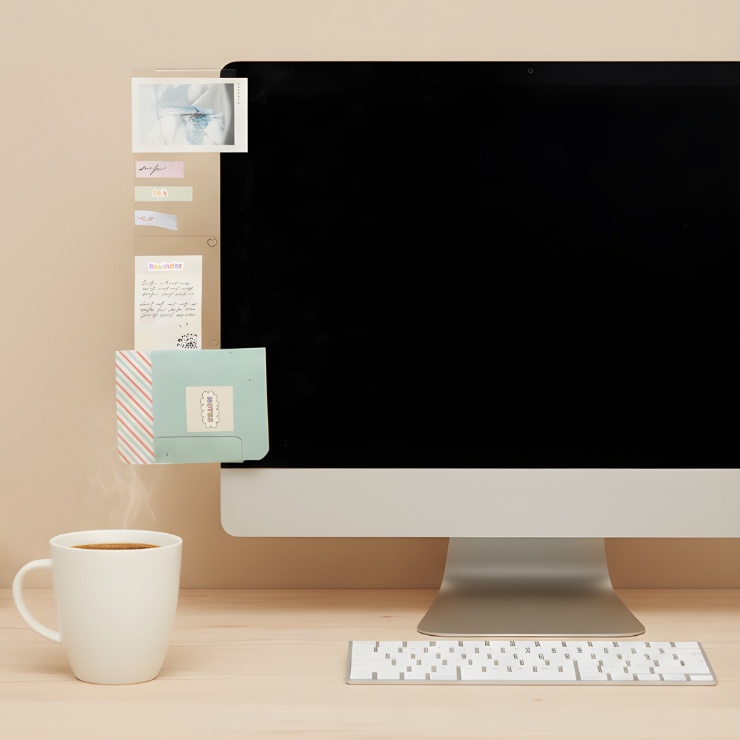 The Sidekick Horizon | Acrylic Monitor Memo Board - FocusFlow360