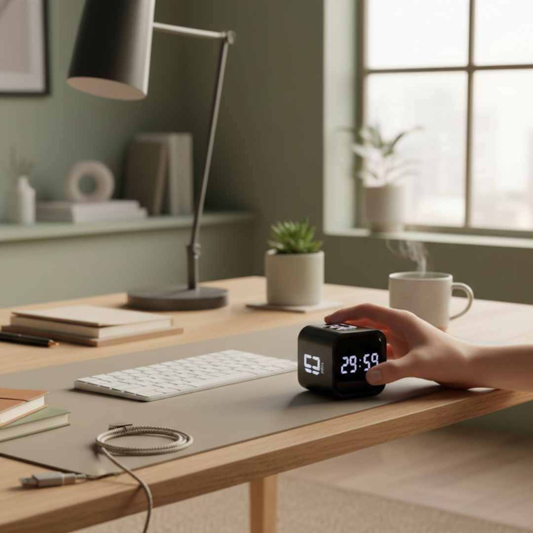 Gravity Cube Timer | Frictionless Task Initiation - FocusFlow360