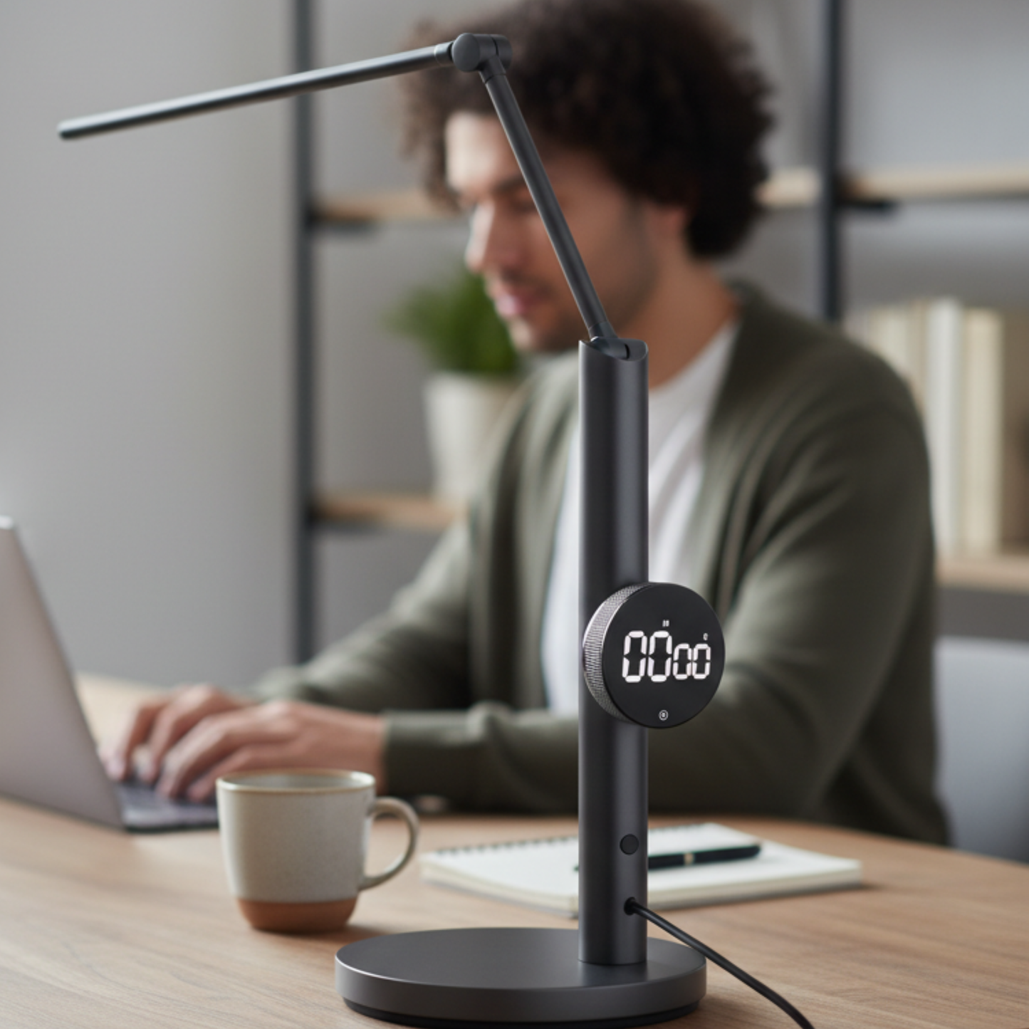 Halo Rotary Focus Timer | Magnetic Visual Time Management - FocusFlow360