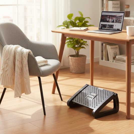The Grounding Base | Ergonomic Height-Adjustable Foot Rest - FocusFlow360