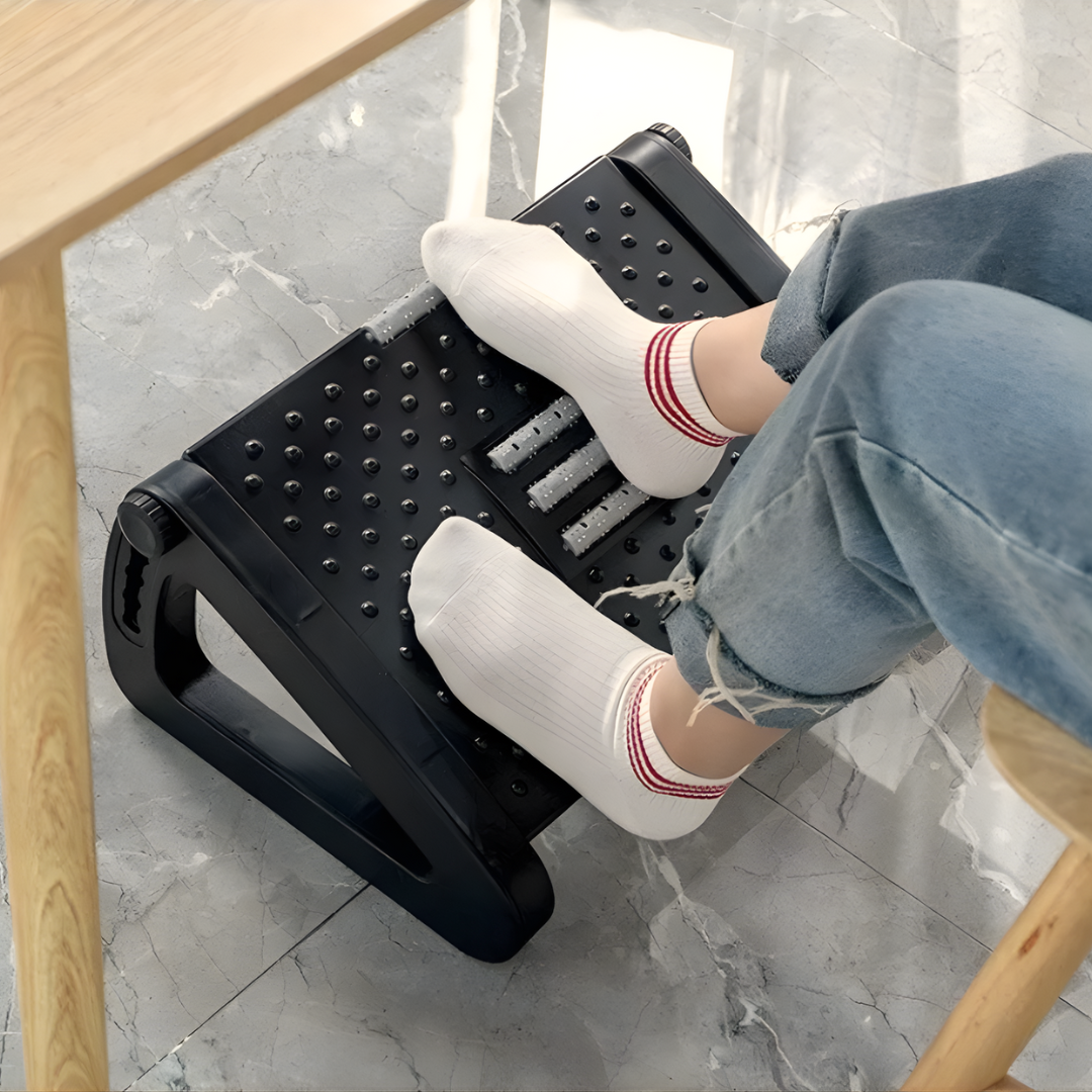 The Grounding Base | Ergonomic Height-Adjustable Foot Rest - FocusFlow360