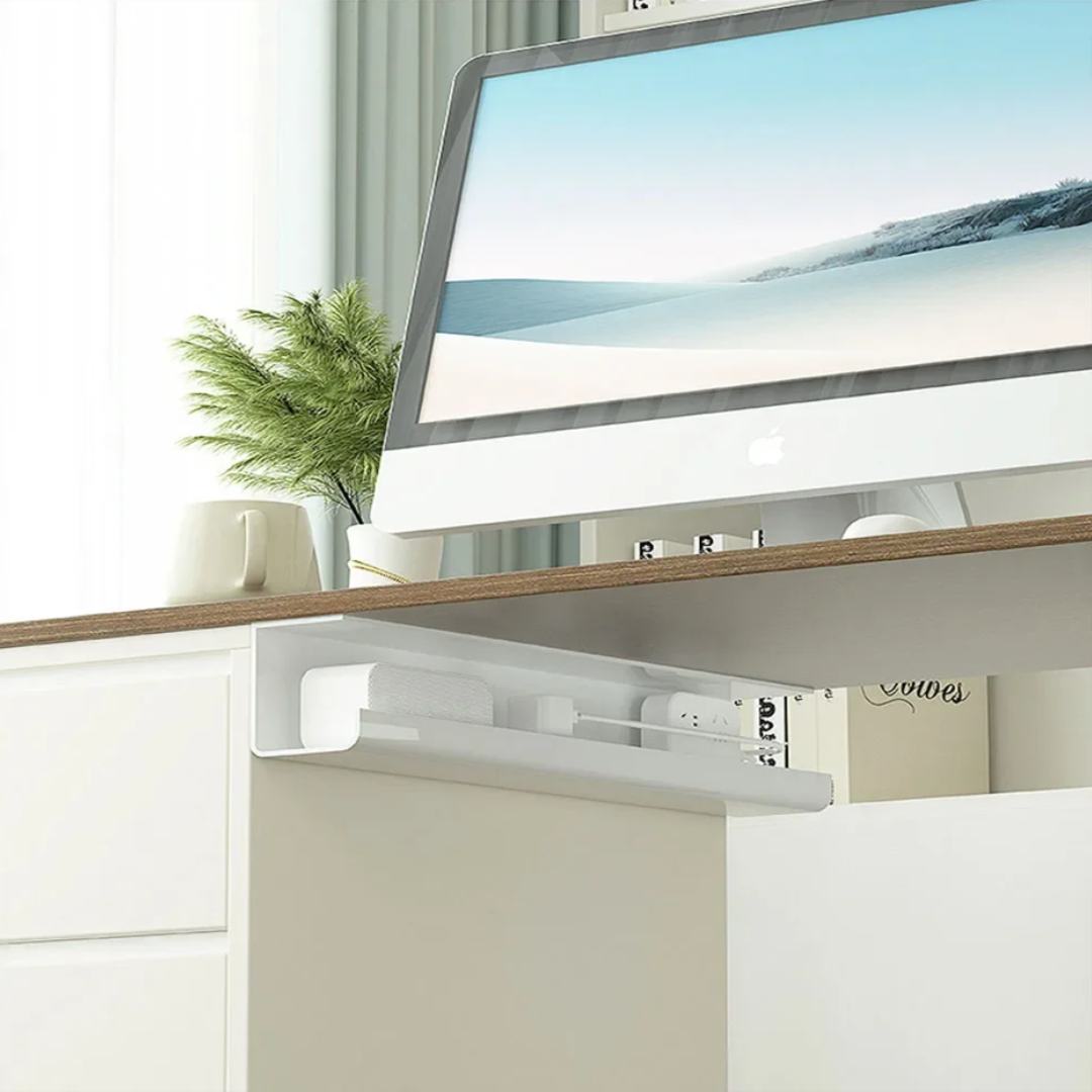 The Visual Stillness | Under-Desk Cable Management Tray - FocusFlow360