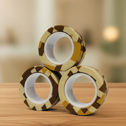 Magnetic Kinetic Rings | Professional Fidget & Sensory Anchor - FocusFlow360