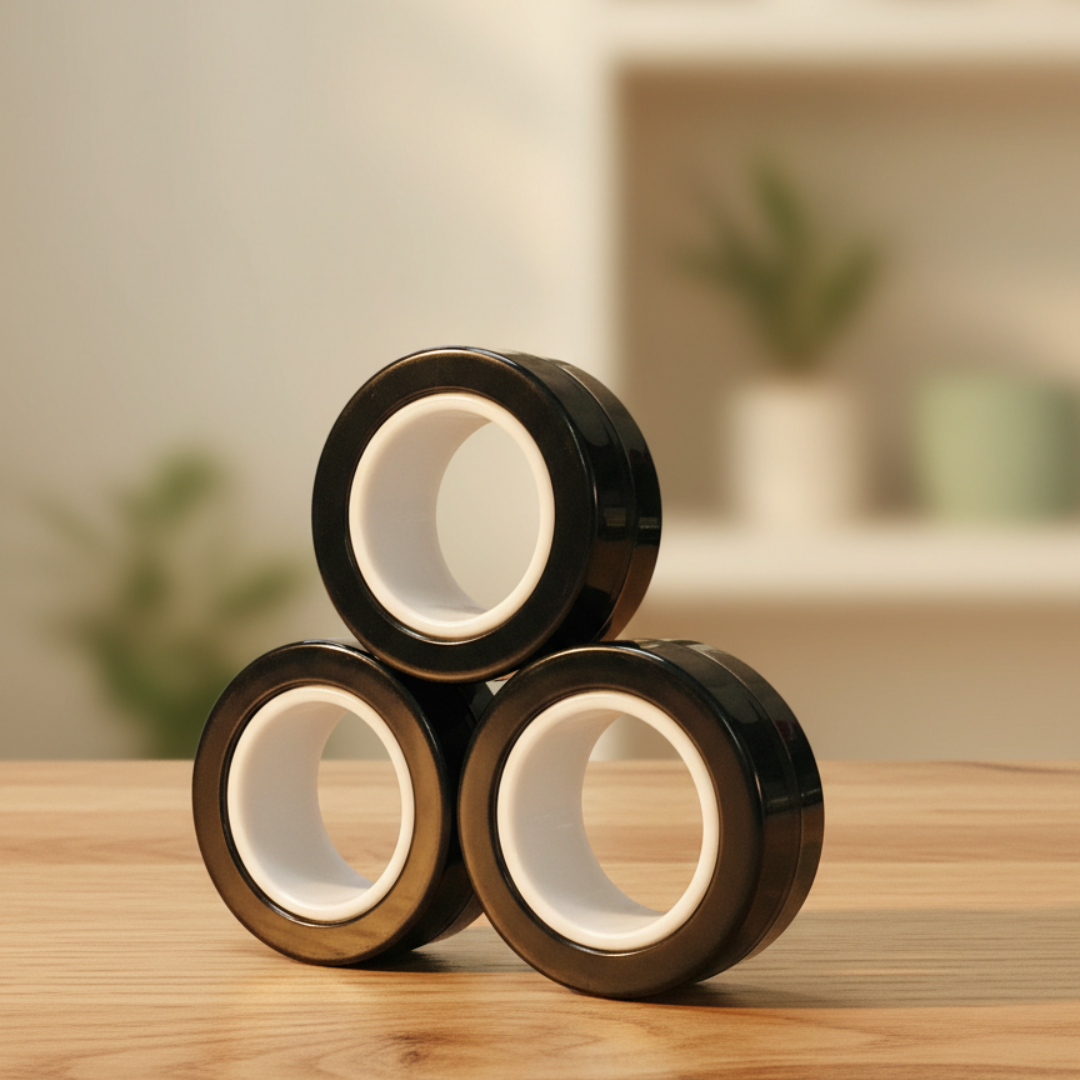 Magnetic Kinetic Rings | Professional Fidget & Sensory Anchor - FocusFlow360