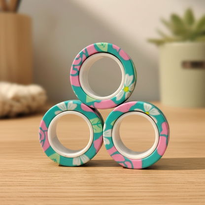 Magnetic Kinetic Rings | Professional Fidget & Sensory Anchor - FocusFlow360