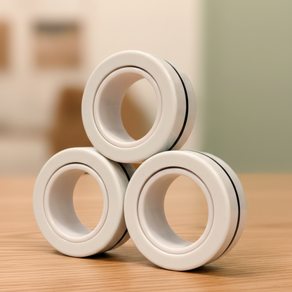 Magnetic Kinetic Rings | Professional Fidget & Sensory Anchor - FocusFlow360